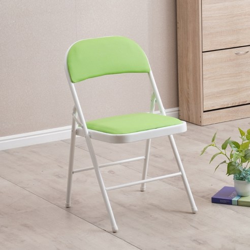 신원 슈테른 등받이 쿠션의자, 초록, 1개