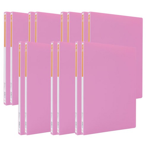 드림 PP 레버화일 A4 2p, 분홍, 7개