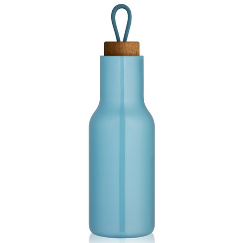 그랏토 우드 보온보냉 진공 텀블러, 블루, 600ml