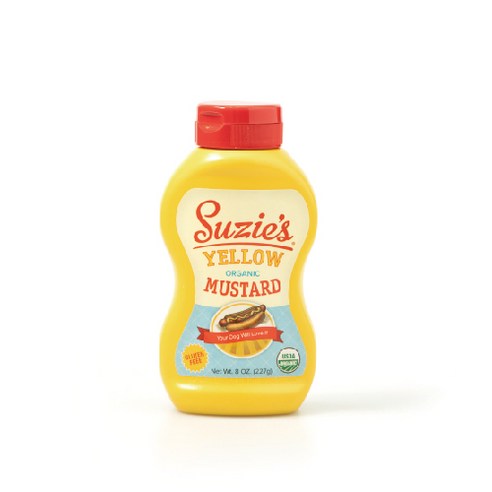 수지스 유기농 옐로우 머스터드, 227g, 1개
