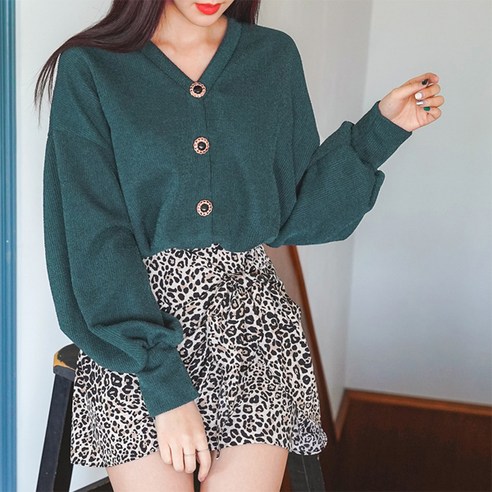 엔비룩 여성용 벌룬쥬얼리가디건