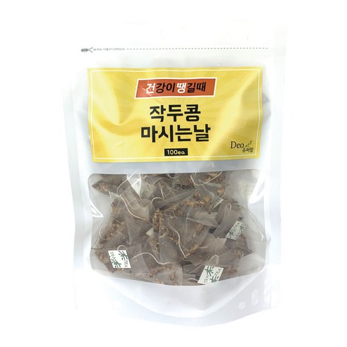 비염 완화와 건강을 한 번에, 데오슈퍼팜 작두콩 마시는날!