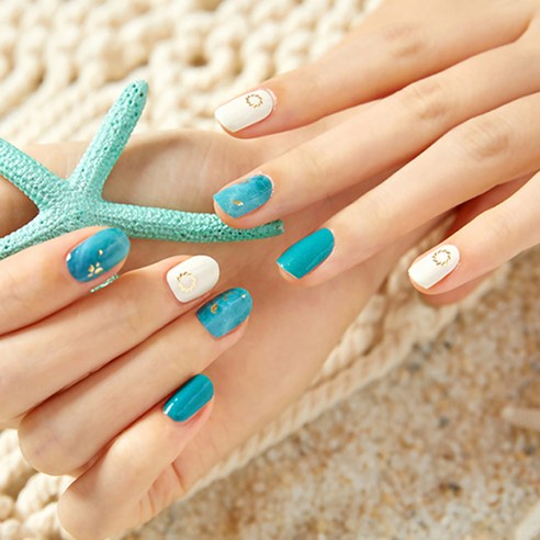 곰손도 금손 변신! 젤리넬리 네일스티커 보헤미안썸머, 여름 네일 고민 끝! 여름네일