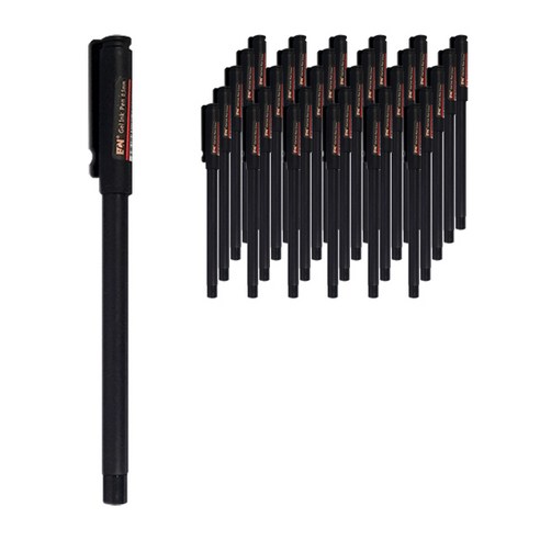 블루마토 오피스 잉크펜 0.5mm 블랙 PEN006, 혼합 색상, 48개