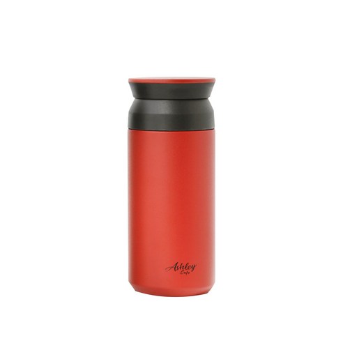 푸코 에슐리 카페 보온보냉 텀블러, 레드, 350ml