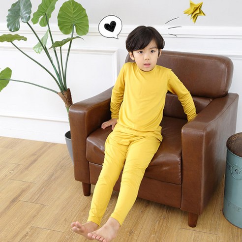 아동용 기모 디바 내의 세트