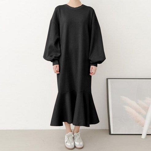보리맘 기모 윈프릴 임산부 원피스 R697