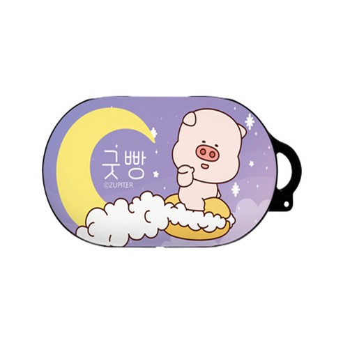 뚠뚠이 나이스 버즈 이어폰 케이스, 굿빵