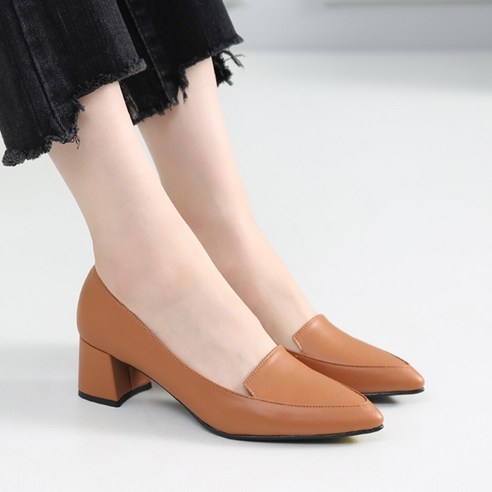 벨레페 여성용 엘룬 뾰족한 앞코라인 펌프스 5cm