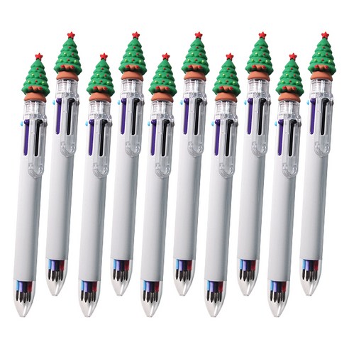 투영 X MAS 6색 볼펜 0.7mm, 트리, 10개