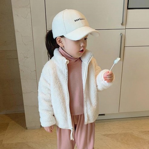 투에스벅 아동용 후리스 집업 점퍼