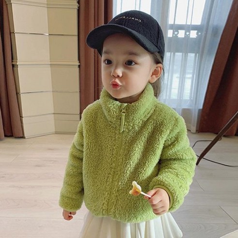 투에스벅 아동용 후리스 집업 점퍼