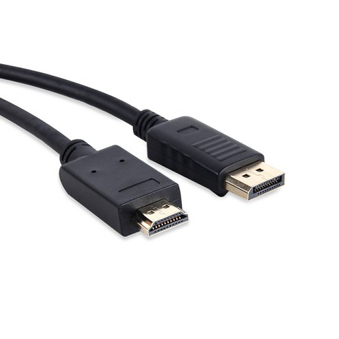 애니포트 DP to HDMI 케이블 1.2Ver, 1개, 2m