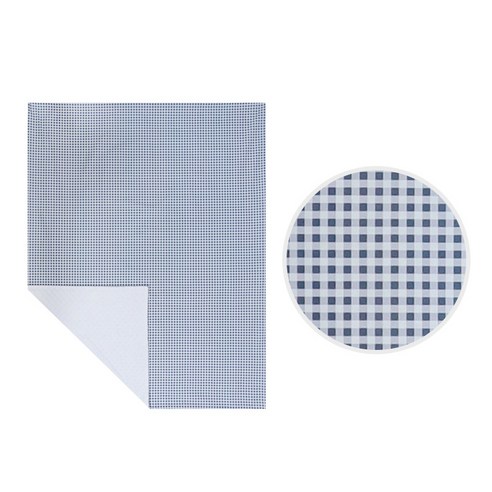 jellypop 코지블랭킷 Super Large, Black Check