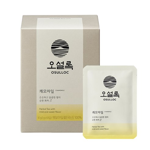 오설록 캐모마일 침출차, 1g, 10개입, 1개