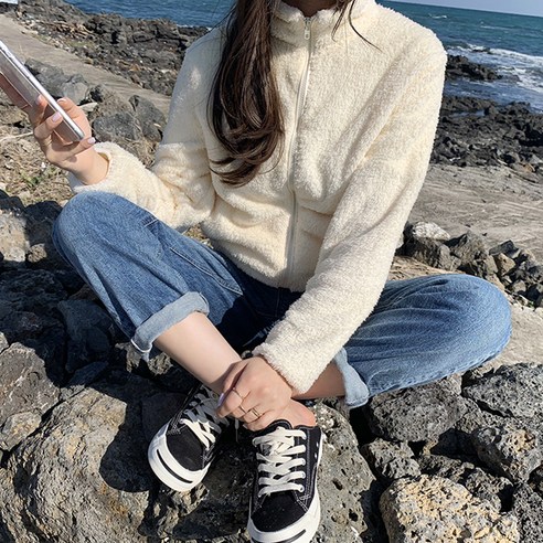 난닝구 여성용 쿠베른 양털집업