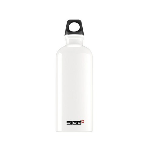 지그 트래블러 워터 보틀, 화이트, 600ml