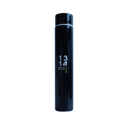 코멜리 스테인레스 보온보냉 텀블러 CMT009, 라이트블랙, 320ml