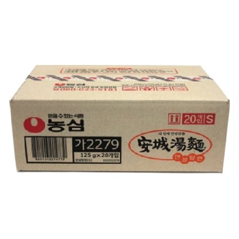 농심 안성탕면 125g, 20개