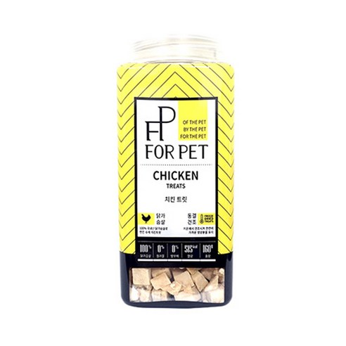 포펫 강아지 동결 건조 간식 160g, 치킨 트릿, 1개