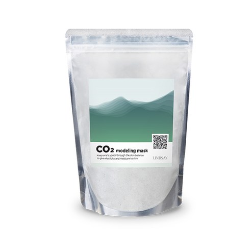 린제이 CO2 탄산 모델링팩 지퍼타입 400g 1개짜리 1개입