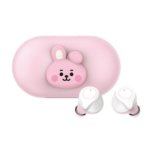 BT21 베이비 우주스타 블루투스 무선이어폰, RTWS-BT21-CK, COOKY