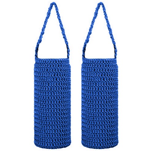 블럭마트 니트 보틀주머니 Large 700~1000ml, 블루, 2개