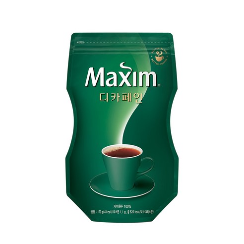 맥심 디카페인 커피 리필, 170g, 1개