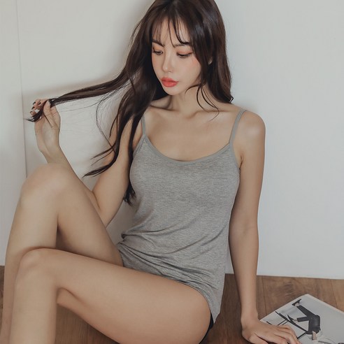 글램공감 스탠다드 모달 브라 스포츠 캡 나시 끈 타입