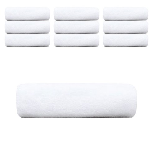 노바리빙 프리미엄 세면용 고급수건 170g 30수 면사, 화이트, 10개
