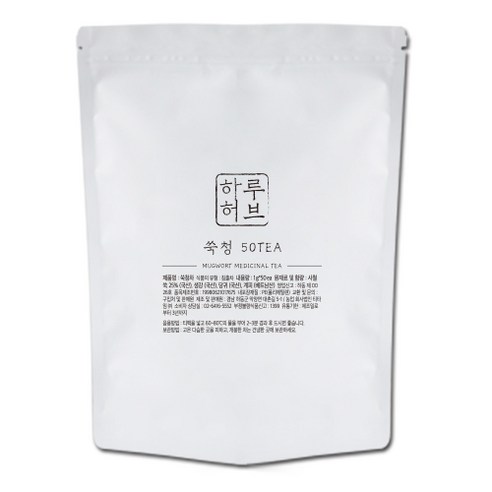 하루허브 쑥청차 대용량, 1g, 50개입, 1개