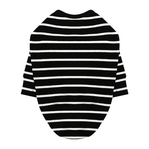 퍼피엔젤 SAINT ANGELS 라운드 강아지티셔츠 PA-TS587, 999 Black