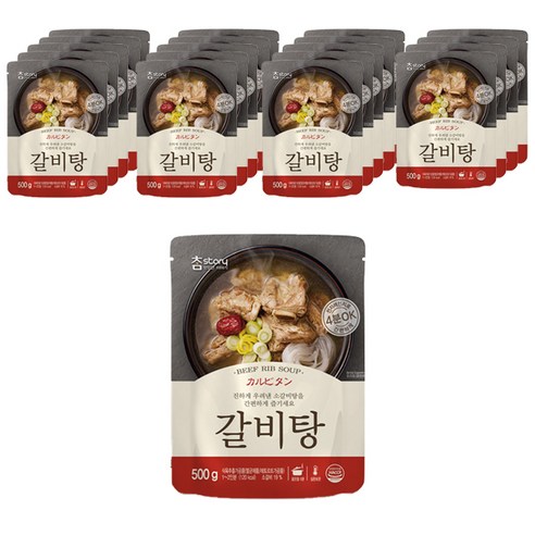 참스토리 갈비탕, 500g, 20개