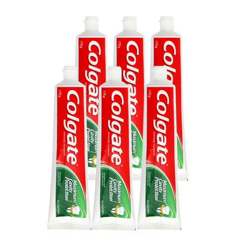 콜게이트 플루오라이드 치약 아이씨쿨민트, 175g, 6개