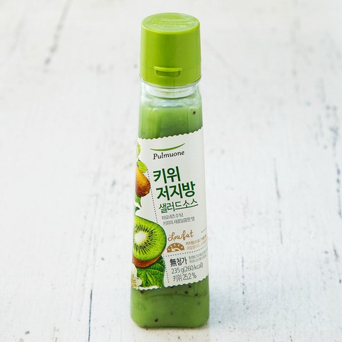 풀무원 리얼과일 키위 저지방 드레싱 샐러드 소스, 235g, 2개