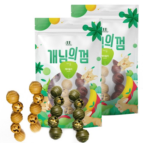 즐거운 씹는 시간, 건강한 치아! 개님의상점 캐터필러 덴탈껌으로 반려견의 치아 건강을 지켜주세요.