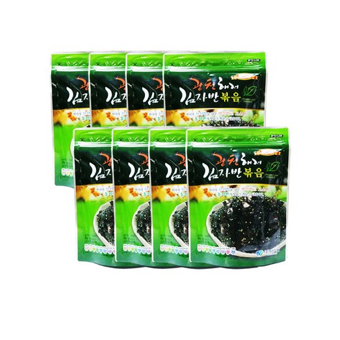 광천해저김 김자반 볶음, 50g, 8개