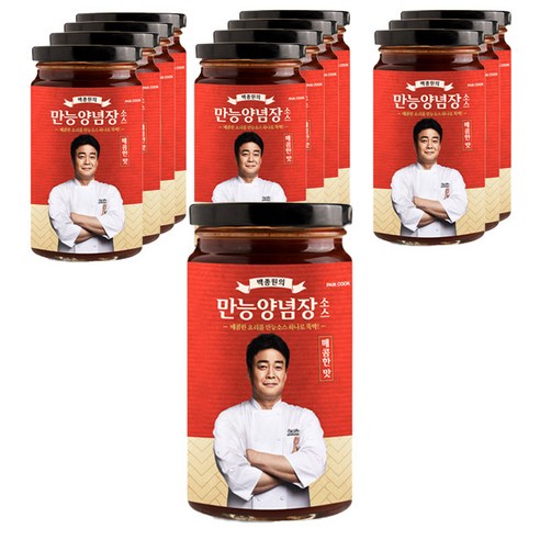 백쿡 백종원의 만능양념장, 370g, 12개