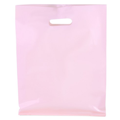 HR PE 비닐쇼핑백 50p, 핑크