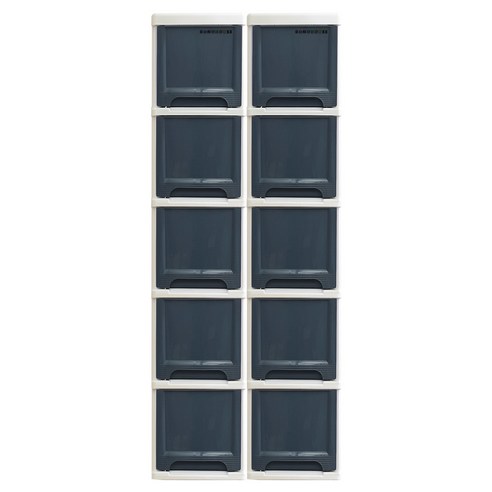 보노하우스 모던 틈새 슬림서랍장 5단, 네이비, 2개