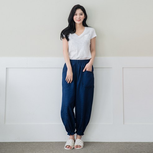 디노바시 여성용 풍기인견 9부 몸빼바지
