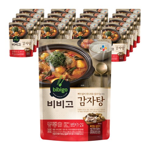 비비고 감자탕, 460g, 18개