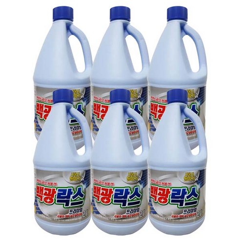 트레펑 백광 락스, 2L, 6개