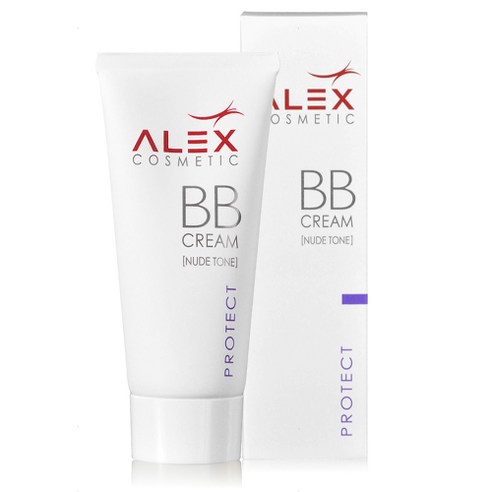 알렉스코스메틱 허벌 비비크림 50ml 튜브형, 누드톤, 1개