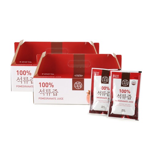 착한톡톡 자연담은 석류즙, 80ml, 60개