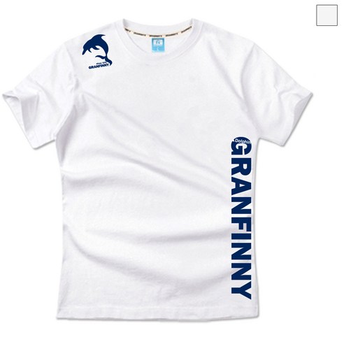 그랜피니 남녀공용 돌핀 반팔 티셔츠 GSN