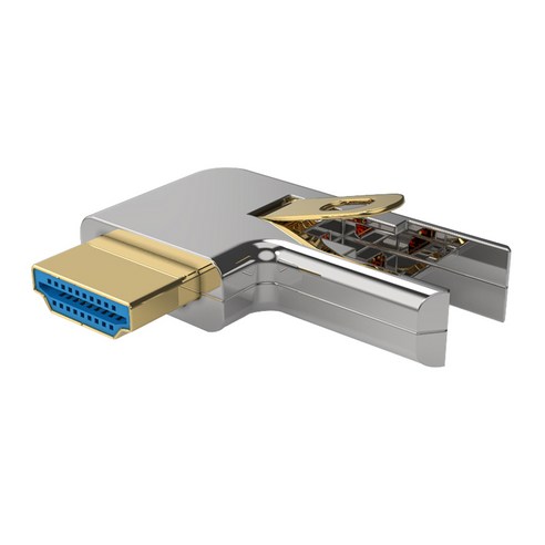 넥스트 HDMI to HDMI 좌꺾임 커넥터 NEXT-6662LD, 1개