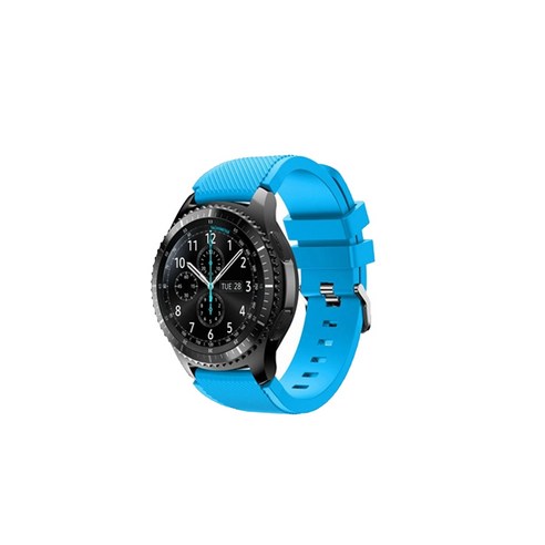 아이엠판다 갤럭시워치 기어S3 46mm 우레탄 밴드 스트랩 22mm, 블루, 1개