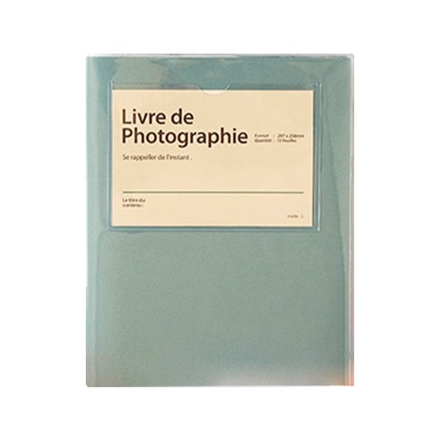 인바이트엘 Black photo album, Jade green, 30매
