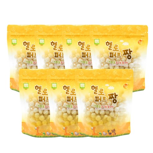 짱죽 유기농 쌀과자 25g, 양파볼, 7개